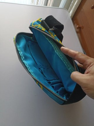 Bolso juvenil Tous azul y amarillo