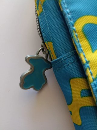 Bolso juvenil Tous azul y amarillo