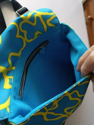 Bolso juvenil Tous azul y amarillo