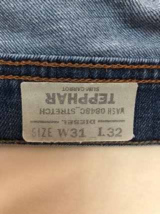 Pantalón vaquero Diesel azul Size w31 L32