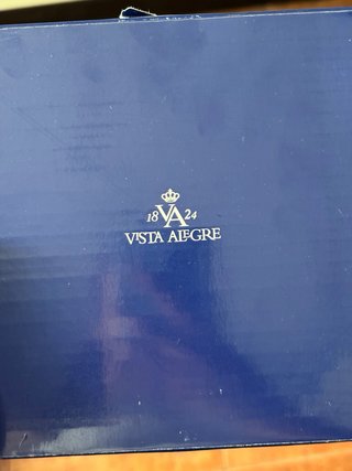 Platos Vista Alegre Flor Azul (12 unidades)