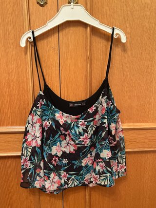 Top tirantes Bershka estampado floral
