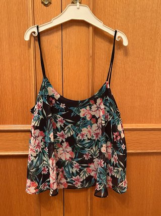 Top tirantes Bershka estampado floral