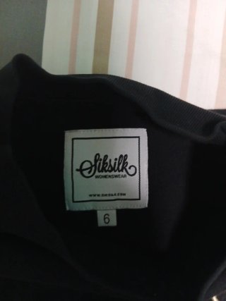 Camiseta SikSilk Negra Talla Única