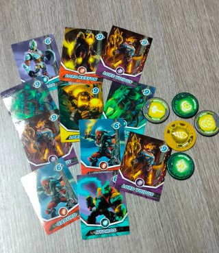 Gormiti: 11 carte + 5 gettoni