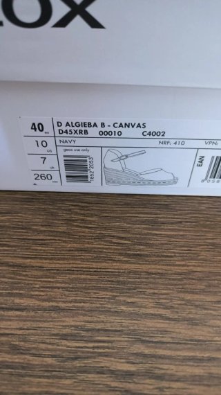 Alpargatas Geox Talla 40