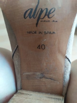 Botines Zara Ante Beige Tacón 8cm
