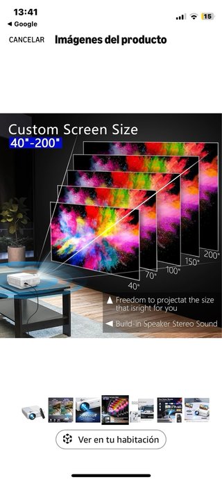 Proyector Portátil Staratlas 1080P