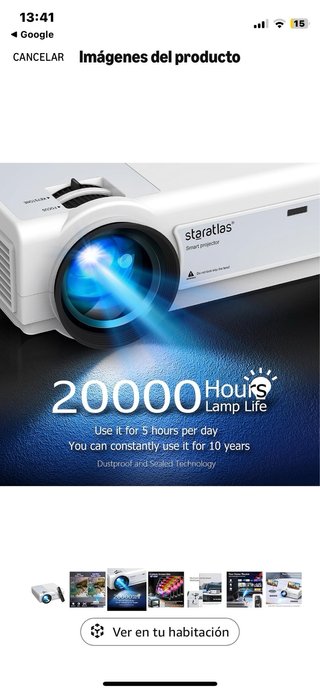 Proyector Portátil Staratlas 1080P