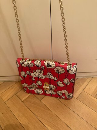 Bolso Catherine Malandrino Rojo Flores