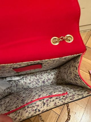 Bolso Catherine Malandrino Rojo Flores