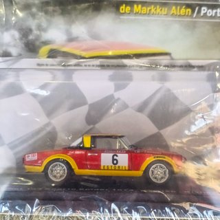 Miniatura Fiat 124 Abarth Spider WRC Portugal 1974