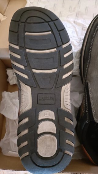 Zapatos Memphis One Hombre Marrón y Gris