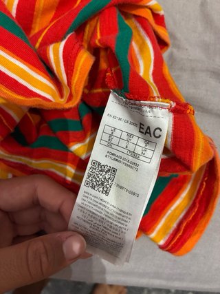Camisa Guess x J Balvin Rayas Multicolor