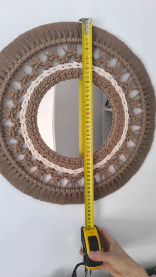 Specchio Macrame specchio da parete decorazione in macrame