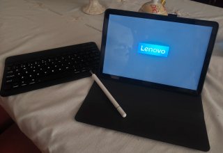 Lenovo Tab + Lápiz + funda con teclado
