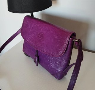 Borsa Fendi Pelle Viola Originale Italy bag vintag