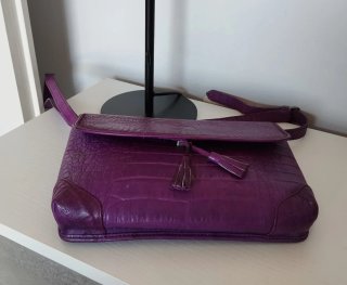 Borsa Fendi Pelle Viola Originale Italy bag vintag