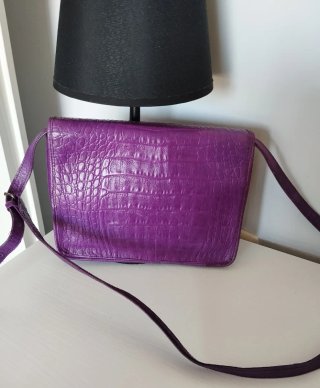 Borsa Fendi Pelle Viola Originale Italy bag vintag