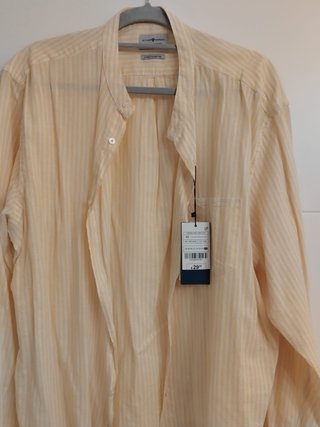 Camisa Álvaro Moreno Lino Cuello Mao Talla 45