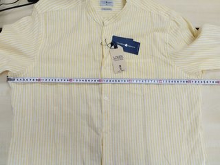 Camisa Álvaro Moreno Lino Cuello Mao Talla 45