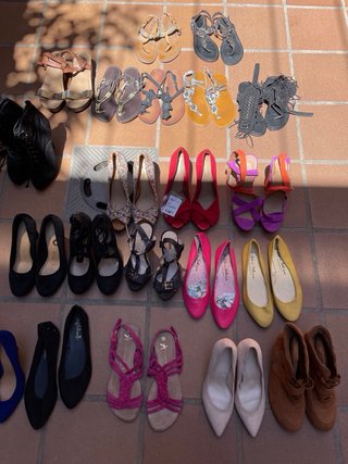 Lote de zapatos,tacones, sandalias,etc TALLA 39