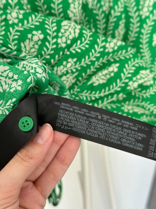Conjunto Zara Pantalón Estampado Verde