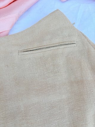 Minigonna Les Copains beige vintage