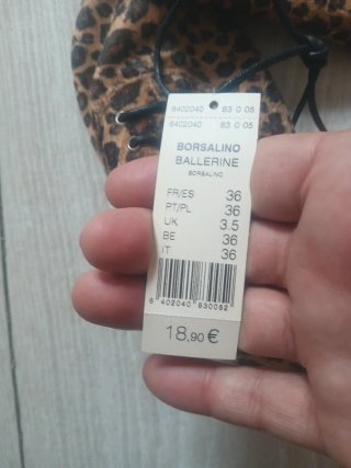 Zapatillas Borsalino Bailarine Mujer Talla 36