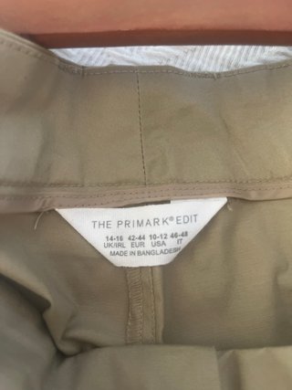 Pantalón de verano Primark verde oliva