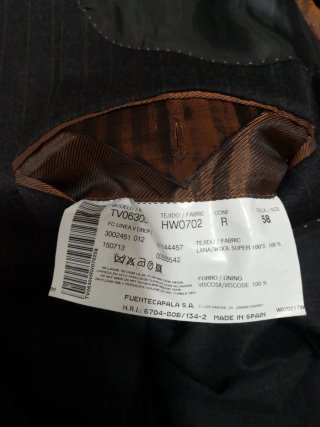 Traje Fuente Capala Hombre 2 Piezas Negro