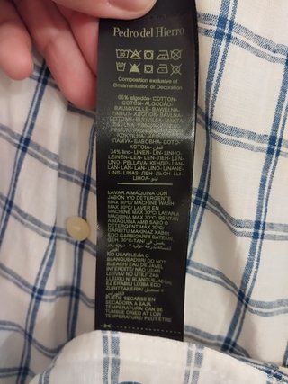 Camisa Pedro del Hierro Cuadros XXL