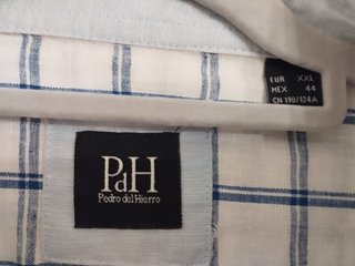 Camisa Pedro del Hierro Cuadros XXL