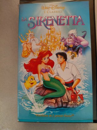 Lotto di CASSETTE VHS originali, cartoni Disney