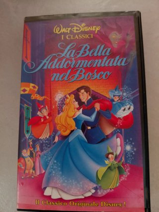Lotto di CASSETTE VHS originali, cartoni Disney