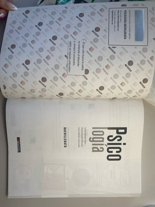 Libro Psicologia 2 bachillerato