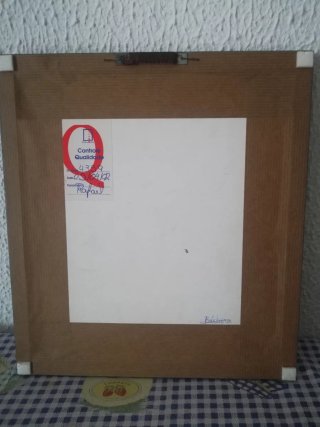 Quadro nossa Senhora, ponto de cruz bordado a mão