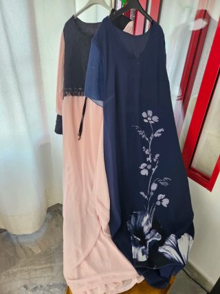 2 Vestidos Largos Elegantes, tallas. 44/46 y 48/50