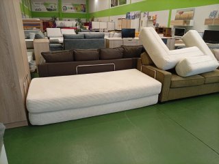 Sofá cama modular.