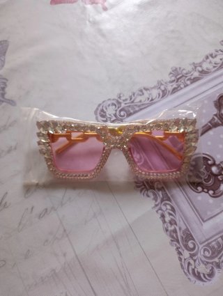 Gafas de sol mujer doradas y rosas