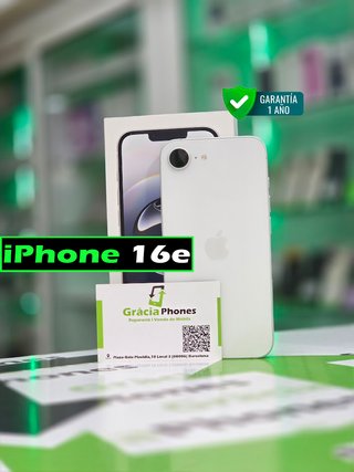iPhone 16e Blanco 128GB Semi-Nuevo