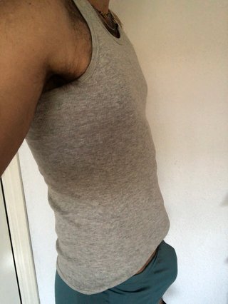 Camiseta sin mangas gris hombre Talla M