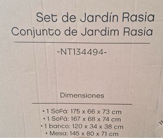 Set de Jardín Rasia Natuur