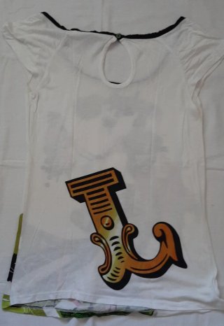 Camiseta Desigual Talla S Estampada