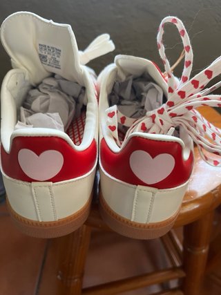 Adidas Samba Corazón Rojo Blanco