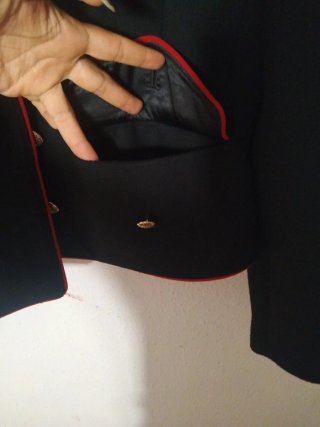 Chaqueta Zara Militar Bordada