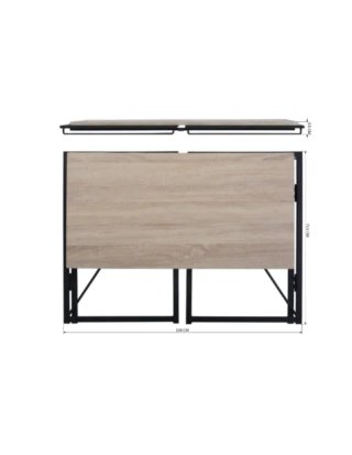 Tavolo da Ufficio Pieghevole 100x50x75cm MEUBLE