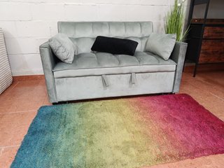 Sofá Cama Gris 137cm