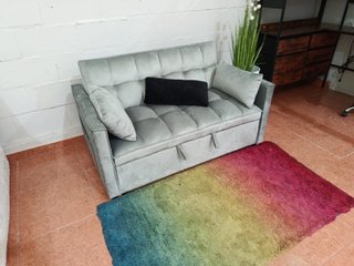 Sofá Cama Gris 137cm