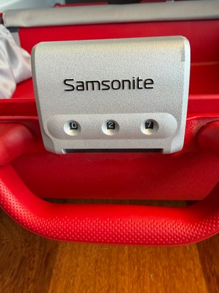 Maleta Samsonite Roja 55L 2 Ruedas